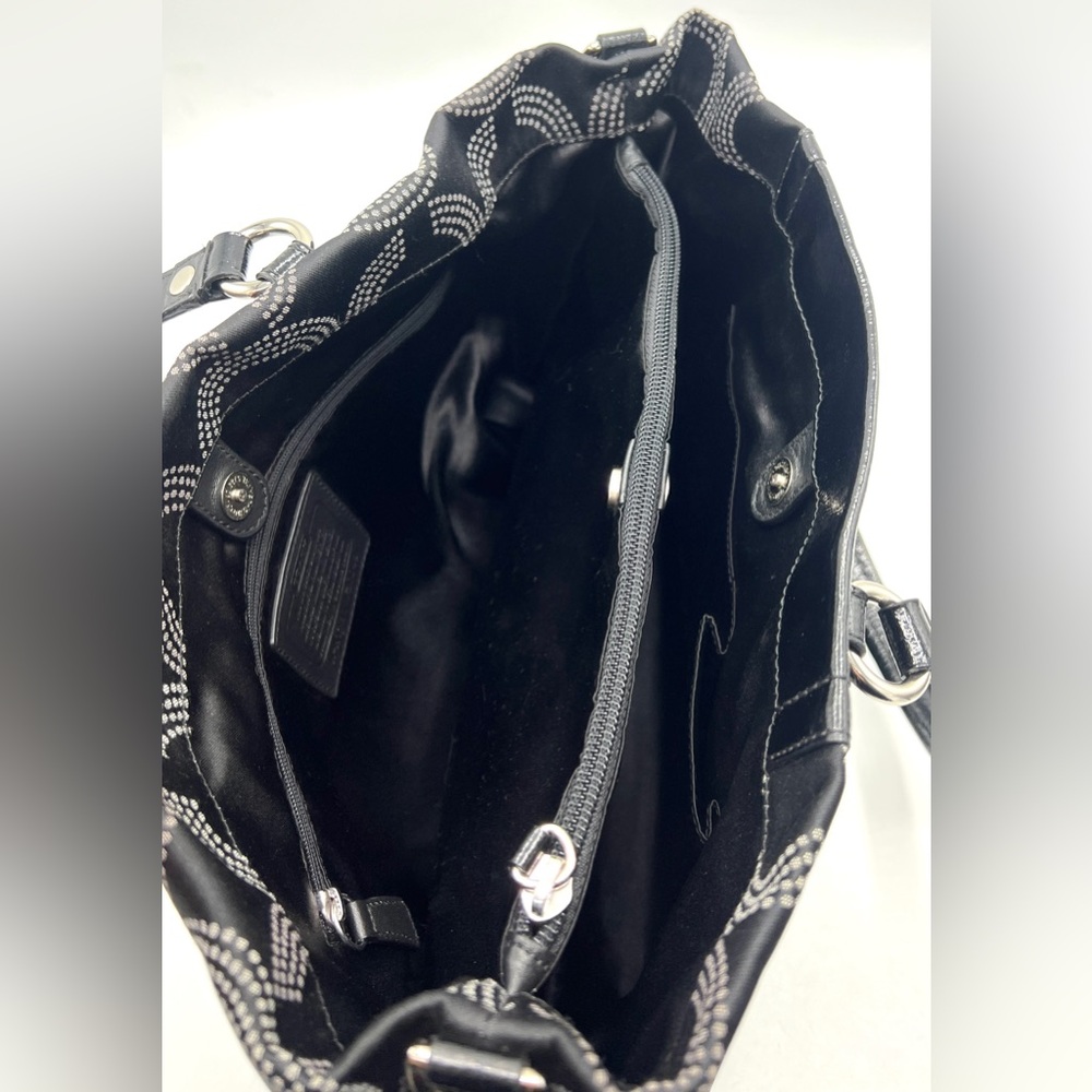 Coach Ashley Op Art Satchel - Picture 10 of 13